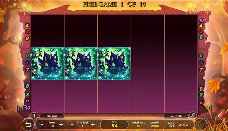 Free spins in the slot